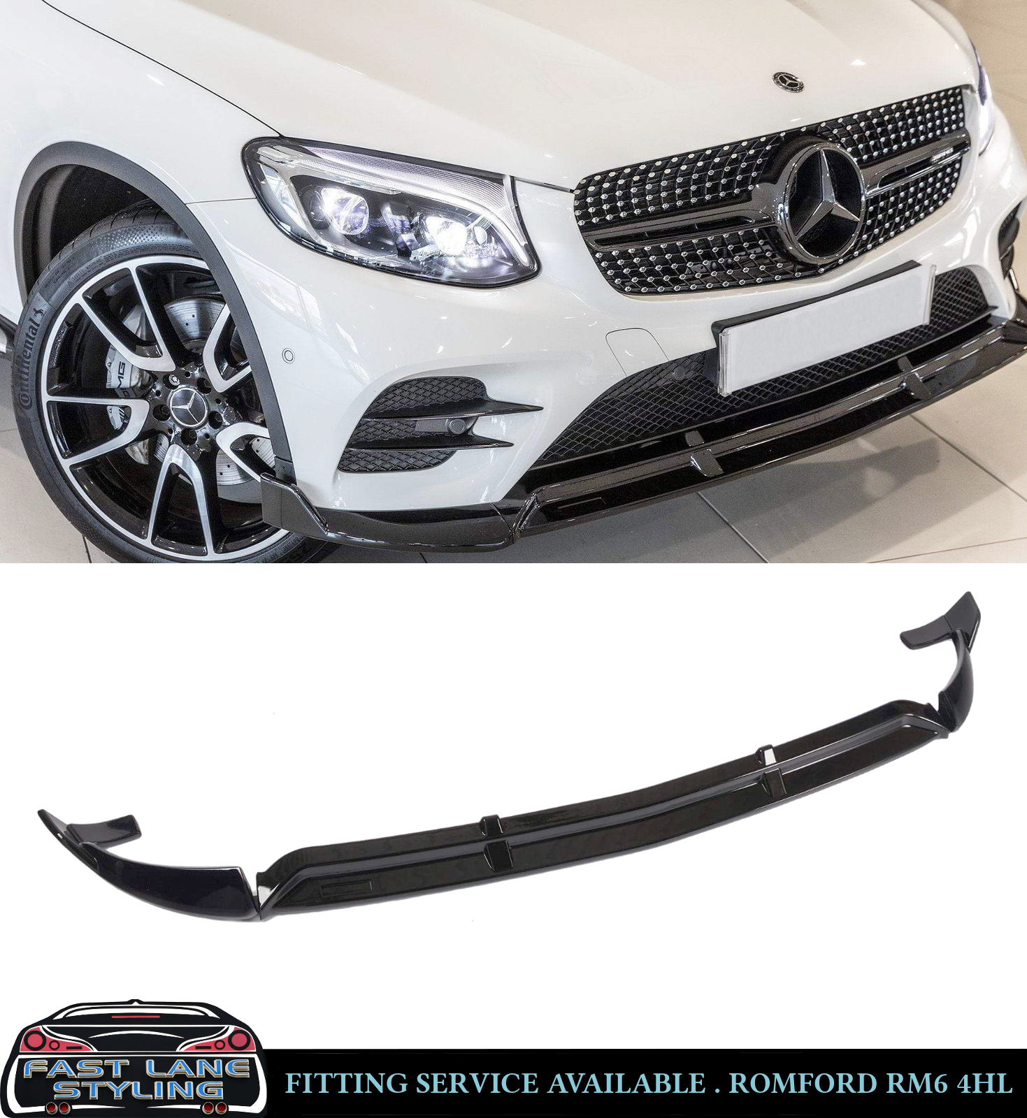 M-B GLC X253 Maxton Front Spoiler AMG-line model 2015-2019 - C253