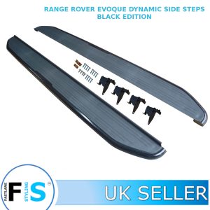 RANGE ROVER EVOQUE SIDE STEPS RUNNING BOARDS DYNAMIC MODELS