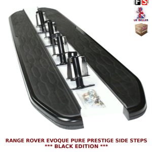 RANGE ROVER EVOQUE SIDE STEPS RUNNING BOARDS PURE PRESTIGE MODELS