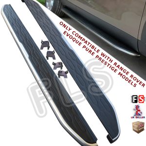 RANGE ROVER EVOQUE SIDE STEPS RUNNING BOARDS PURE PRESTIGE MODELS