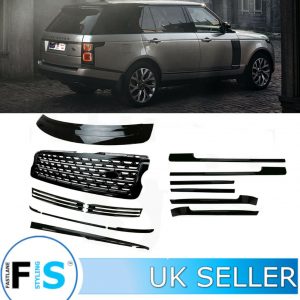 FOR RANGE ROVER VOGUE L405 13-17 BLACK EDITION BLACK PACK KIT TRIMS GRILLE VENTS