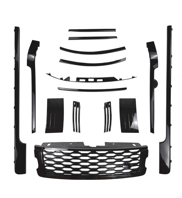 FULL PACK KIT GLOSS BLACK FOR RANGE ROVER VOGUE L405 2018+ FACELIFT - Image 2