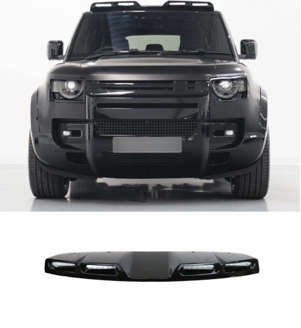 ROOF LED LIGHTS KIT GLOSS BLACK FOR LAND ROVER DEFENDER L663 2020+