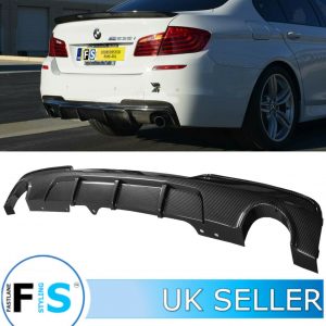 REAR DIFFUSER M PERFORMANCE STYLE 535 LOOK CARBON FINISH FOR BMW 5 SERIES F10 F11 2011-2017