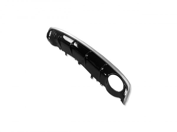 REAR DIFFUSER GLOSS BLACK & BLACK TAILPIPES RS7 STYLE FOR AUDI A7 2016-2018 - Image 5