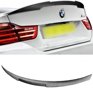 REAR BOOT SPOILER V STYLE CARBON FIBRE FOR BMW 4 SERIES F82 M4 COUPE