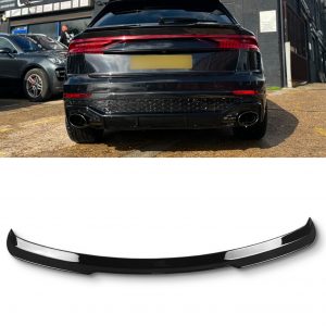 REAR SPOILER ROOF SPOILER WING GLOSS BLACK FOR AUDI Q8 SQ8 2018+