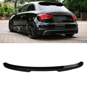 REAR BOOT ROOF LIP SPOILER GLOSS BLACK FOR AUDI A1 8X 5 DOOR NON S-LINE 2010-18