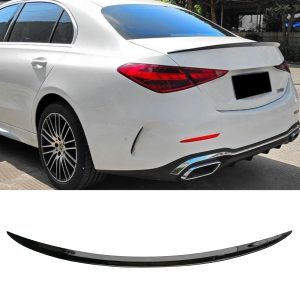 REAR BOOT SPOILER AMG STYLE GLOSS BLACK MERCEDES C CLASS W206 2021+