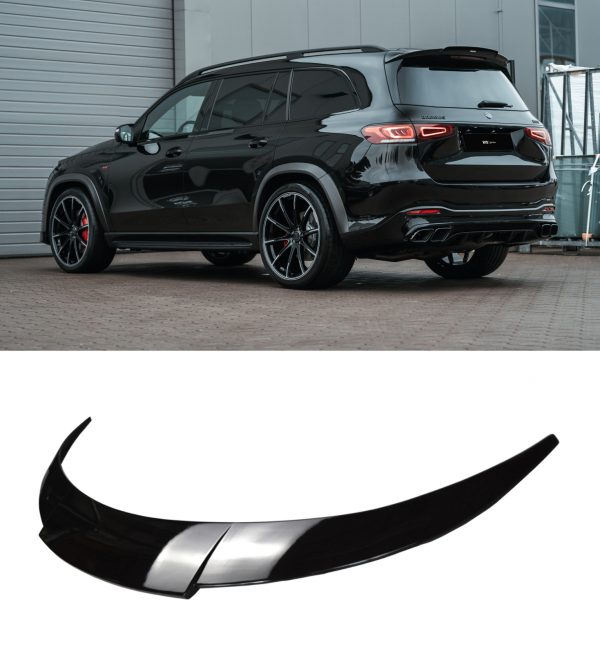 REAR SPOILER BOOT ROOF SPOILER B STYLE GLOSS BLACK FOR MERCEDES GLS X167 2020+ - Image 3