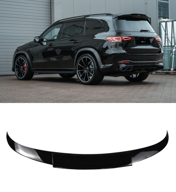 REAR SPOILER BOOT ROOF SPOILER B STYLE GLOSS BLACK FOR MERCEDES GLS X167 2020+