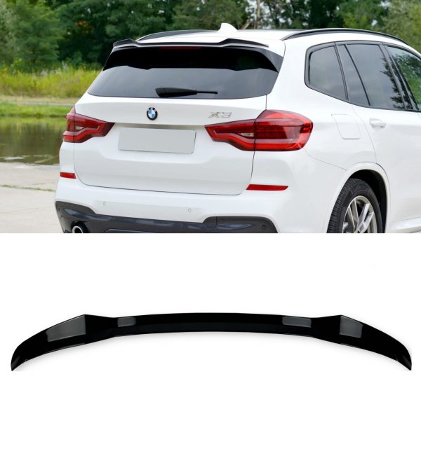 REAR SPOILER ROOF SPOILER M PERFORMANCE STYLE GLOSS BLACK FOR BMW X3 G01 2018+ - Image 2