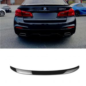 REAR BOOT SPOILER M PERFORMANCE STYLE GLOSS BLACK FOR BMW 5 SERIES G30 2017+