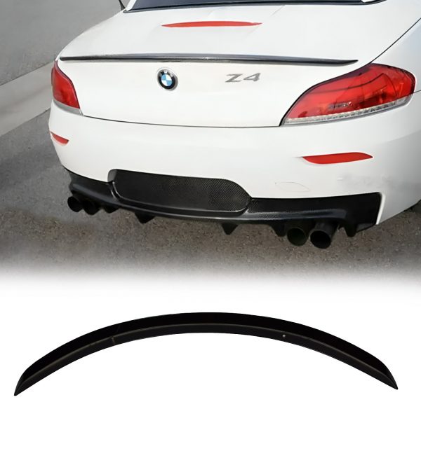 REAR SPOILER BOOT SPOILER GLOSS BLACK M PERFORMANCE STYLE FOR BMW Z4 E89 2009-16 - Image 2