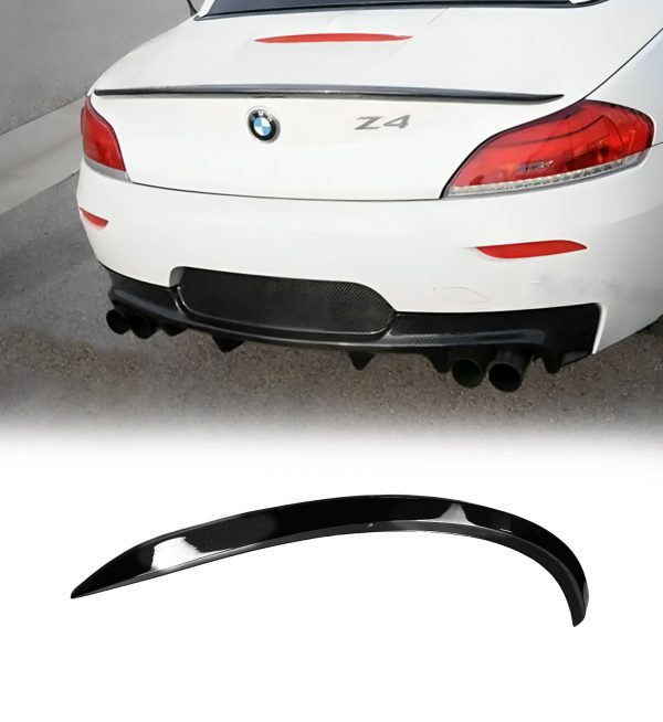 REAR SPOILER BOOT SPOILER GLOSS BLACK M PERFORMANCE STYLE FOR BMW Z4 E89 2009-16 - Image 4
