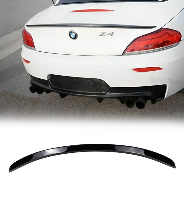 REAR SPOILER BOOT SPOILER GLOSS BLACK M PERFORMANCE STYLE FOR BMW Z4 E89 2009-16