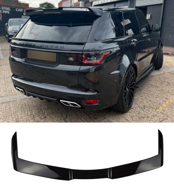 REAR SPOILER ROOF BOOT SPOILER GLOSS BLACK FOR RANGE ROVER SPORT L494 2013-2017