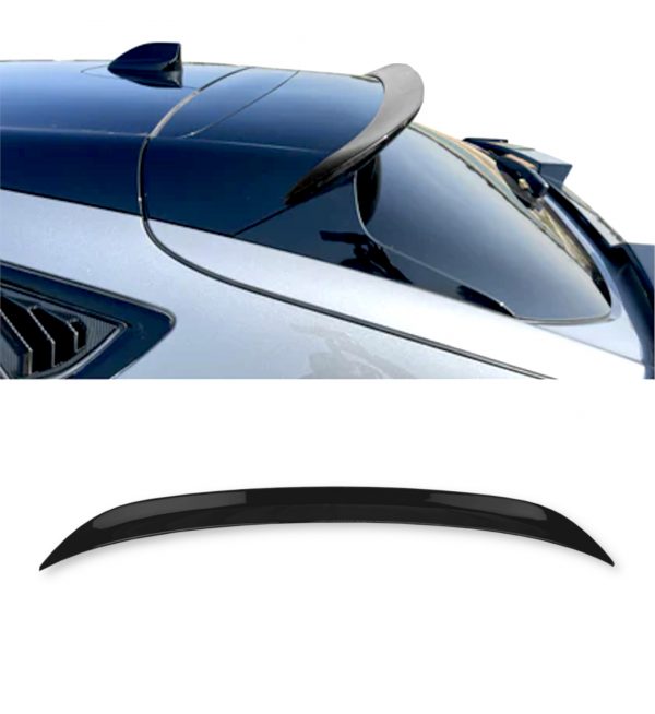 REAR SPOILER ROOF SPOILER GLOSS BLACK FOR FORD MUSTANG MACH-E 2021+ - Image 2