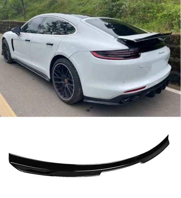 REAR SPOILER BOOT SPOILER GLOSS BLACK FOR PORSCHE PANAMERA 971 2016+ - Image 3