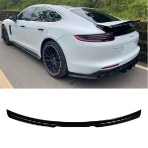 REAR SPOILER BOOT SPOILER GLOSS BLACK FOR PORSCHE PANAMERA 971 2016+