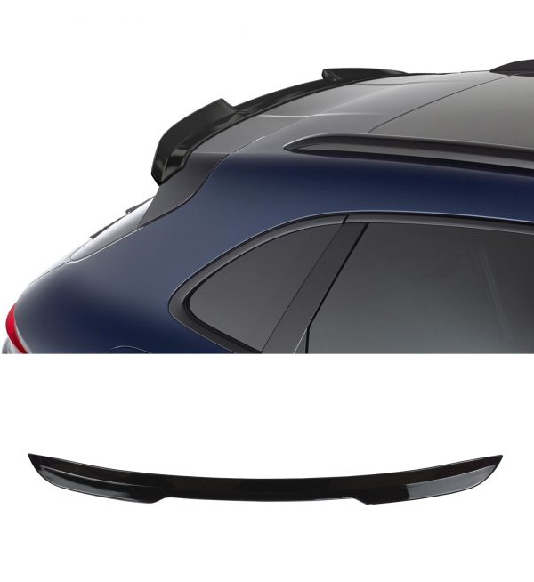 REAR ROOF SPOILER GLOSS BLACK FOR PORSCHE MACAN 2014-2021