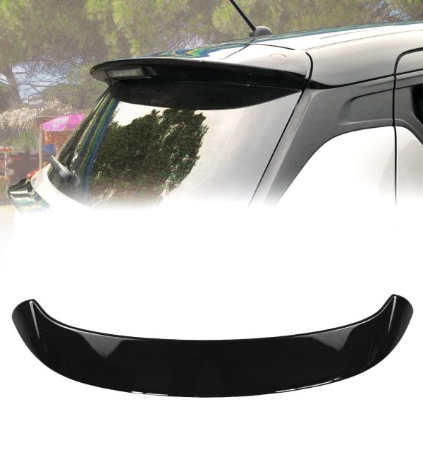 REAR SPOILER BOOT ROOF SPOILER GLOSS BLACK FOR SUZUKI SWIFT A2L MK3 2018+ - Image 2