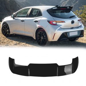 REAR BOOT ROOF SPOILER GLOSS BLACK FOR TOYOTA COROLLA E210 HATCHBACK 2018+