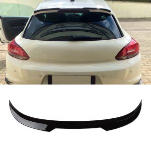 REAR SPOILER ROOF SPOILER V STYLE GLOSS BLACK FOR VW SCIROCCO 2008-2014