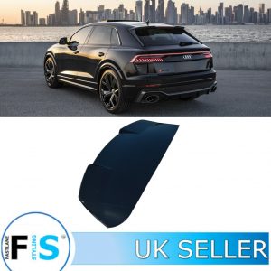 AUDI Q8 RSQ8 STYLE REAR ROOF SPOILER GLOSS BLACK