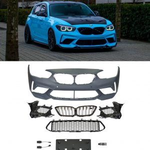 FRONT BUMPER CONVERSION FOR BMW 1 SERIES F20 F21 M2 COMPETITION LOOK LCI 2015-19
