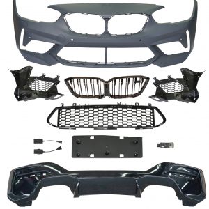 FRONT BUMPER M2 LOOK, GRILLE & DIFFUSER LCI CONVERSION FOR BMW 1 SERIES F20