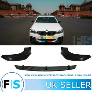BMW G30 G31 M-PERFORMANCE FRONT LIP GLOSS BLACK