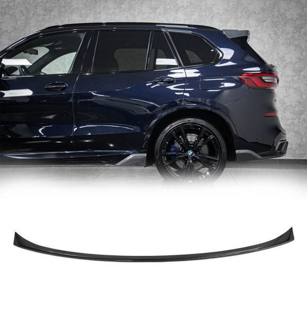 AERO KIT SPLITTER DIFFUSER SIDE SKIRTS SPOILER CARBON LOOK FOR BMW X5 G05 2019+ - Image 11