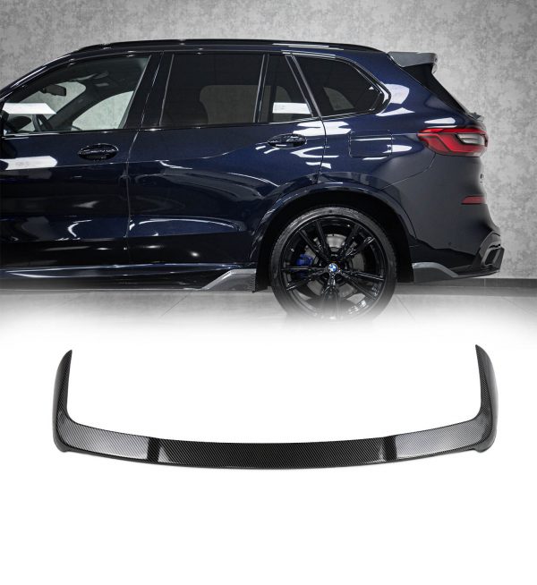 AERO KIT SPLITTER DIFFUSER SIDE SKIRTS SPOILER CARBON LOOK FOR BMW X5 G05 2019+ - Image 7