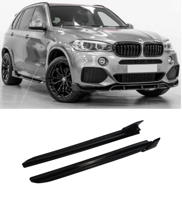 AERO KIT SPLITTER DIFFUSER SIDE SKIRTS SPOILER GLOSS BLACK FOR BMW X5 F15 13-18 - Image 4