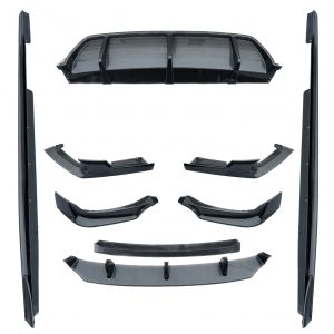 FRONT SPLITTER REAR DIFFUSER SIDE SKIRTS BODY KIT CARBON LOOK FOR BMW X6 G06 19+
