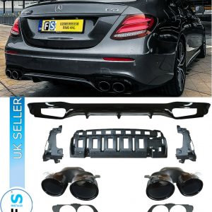 MERCEDES E CLASS W213 E53 AMG STYLE REAR DIFFUSER & TAILPIPES