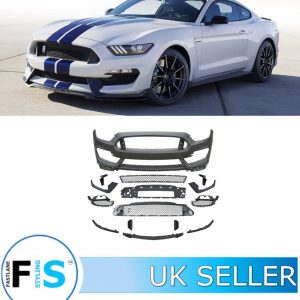 FRONT BUMPER BODYKIT CONVERSION PRIMED GT350 STYLE FOR FORD MUSTANG S550 2015-17