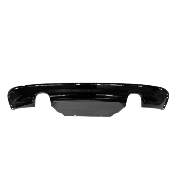REAR DIFFUSER SINGLE EXHAUSTS OUTLET GLOSS BLACK FOR JAGUAR XE S XF R 2015+ - Image 2