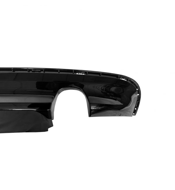 REAR DIFFUSER SINGLE EXHAUSTS OUTLET GLOSS BLACK FOR JAGUAR XE S XF R 2015+ - Image 3