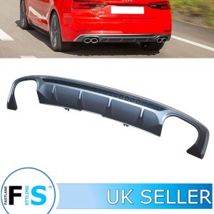 AUDI A5 REAR BUMPER DIFFUSER S5 LOOK FOR S-LINE