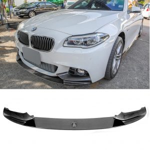 FRONT LIP SPLITTER M PERFORMANCE SPOILER CARBON LOOK FOR BMW 5 SERIES F10 F11