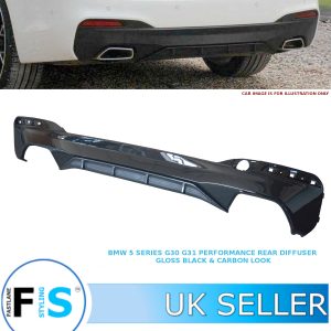 BMW 5 SERIES G30 G31 M PERFORMANCE REAR BUMPER DIFFUSER