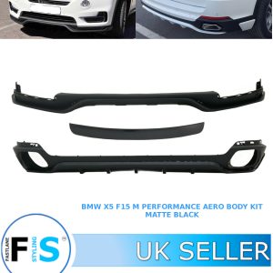 BMW X5 F15 AERO KIT FRONT SPLITTER & REAR DIFFUSER