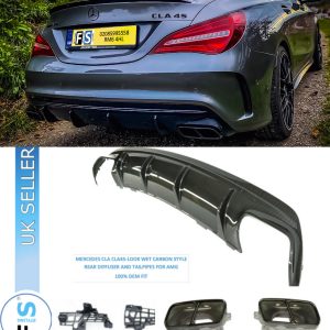 MERCEDES AMG X117 C117 CLA45 REAR DIFFUSER