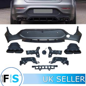 MERCEDES GLC C253 COUPE GLC63 AMG STYLE REAR DIFFUSER
