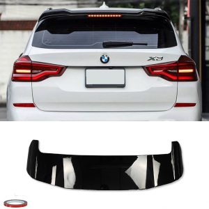 REAR BOOT ROOF SPOILER GLOSS BLACK FOR BMW X3 G01 2018+