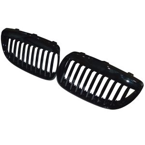 BMW 3 SERIES E92 E93 PRE LCI 2D CONVERTIBLE 06-09 FRONT KIDNEY GRILLE GLOSS BLACK