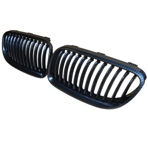 BMW 3 SERIES E92 E93 FACELIFT LCI 2D COUPE FRONT KIDNEY GRILLE CARBON LOOK