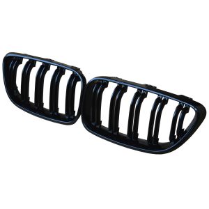 BMW F22 F23 2 Series Gloss Black Kidney Grill Grille 2012-2017 M2 look 100% FIT